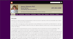 Desktop Screenshot of jennygilmore.com.au