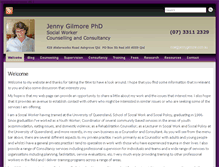 Tablet Screenshot of jennygilmore.com.au